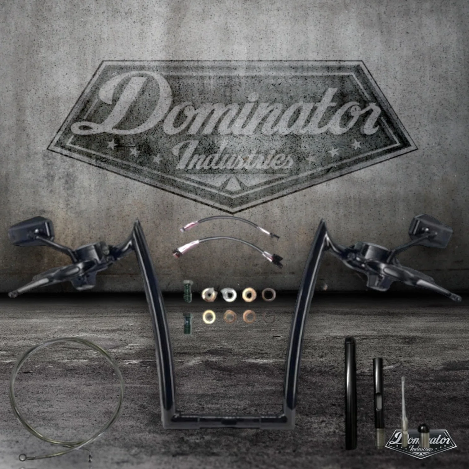 1.5" Big Daddy Meathook Ape Complete All In One Kit for 2015-2023 Road Glide (10” Gloss Black)