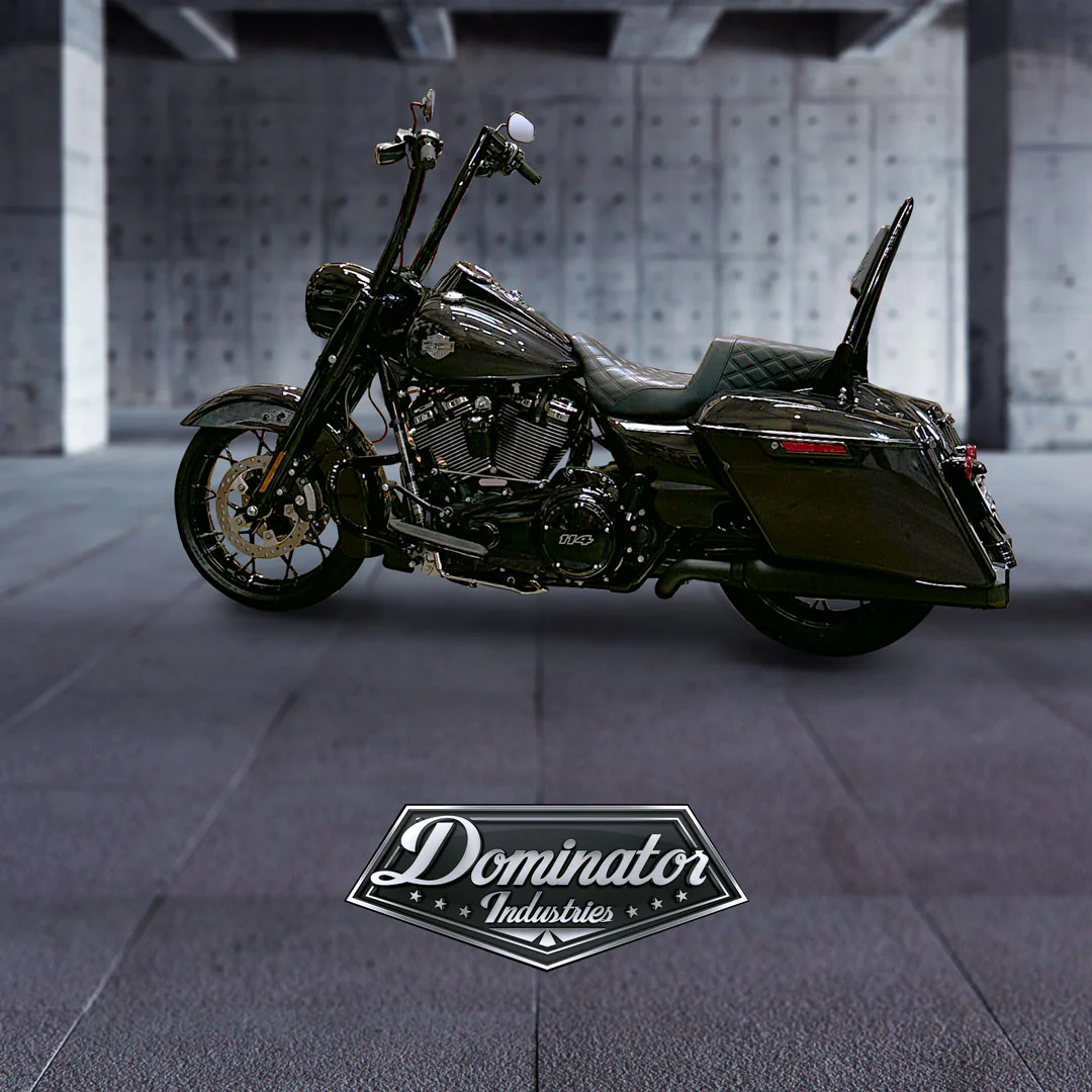 1.5 INCH BIG DADDY MITER APE COMPLETE ALL IN ONE KIT FOR 2008-2013 ROAD KING CLASSIC (Gloss Black) - Image 25