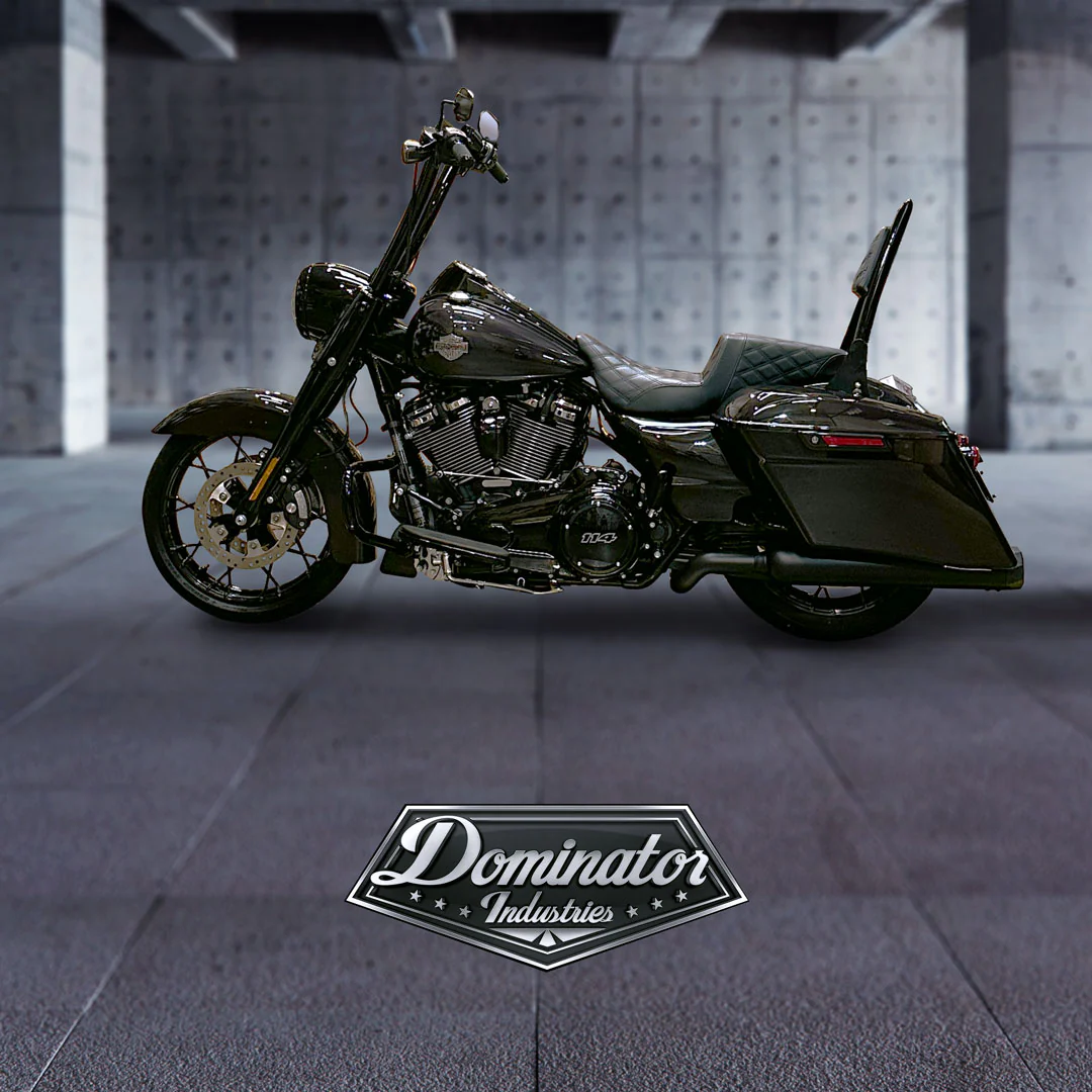 1.5 INCH BIG DADDY MITER APE COMPLETE ALL IN ONE KIT FOR 2008-2013 ROAD KING CLASSIC (Gloss Black) - Image 26