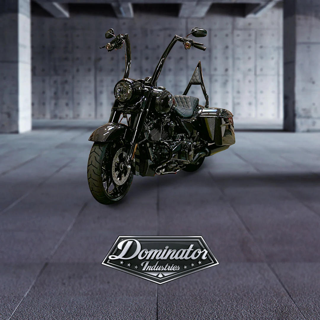 1.5 INCH BIG DADDY MITER APE COMPLETE ALL IN ONE KIT FOR 2008-2013 ROAD KING CLASSIC (Gloss Black) - Image 33