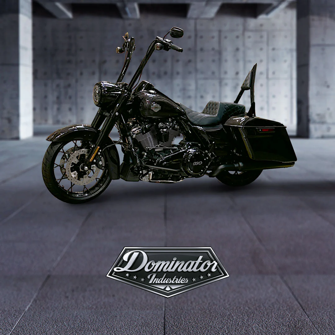 1.5 INCH! BIG DADDY MITER CUT APE COMPLETE ALL IN ONE KIT FOR 2017-2025 ROAD KING SPECIAL (16” Gloss Black) - Image 29