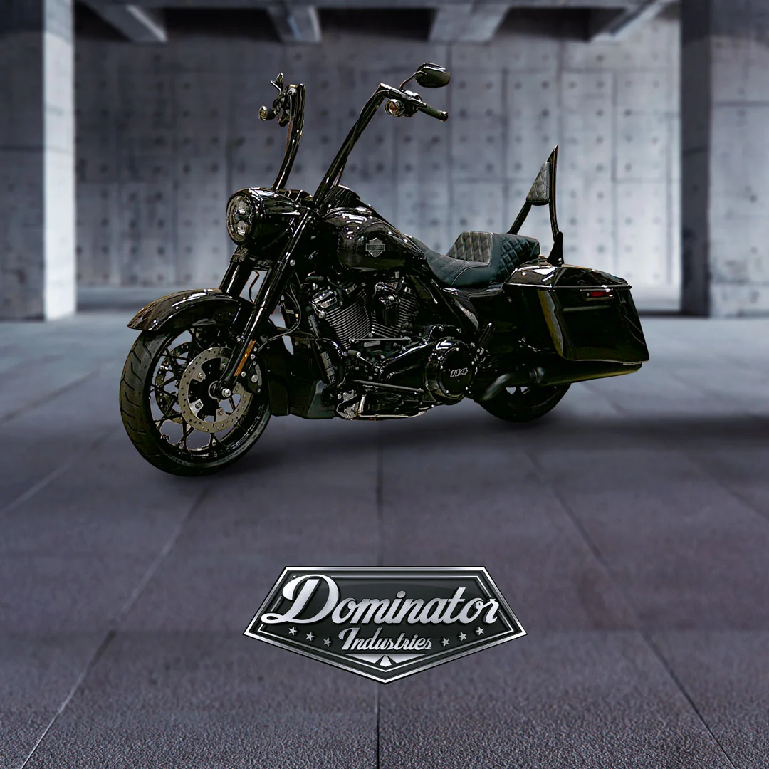 1.5 INCH! BIG DADDY MITER CUT APE COMPLETE ALL IN ONE KIT FOR 2017-2025 ROAD KING SPECIAL (16” Gloss Black) - Image 30