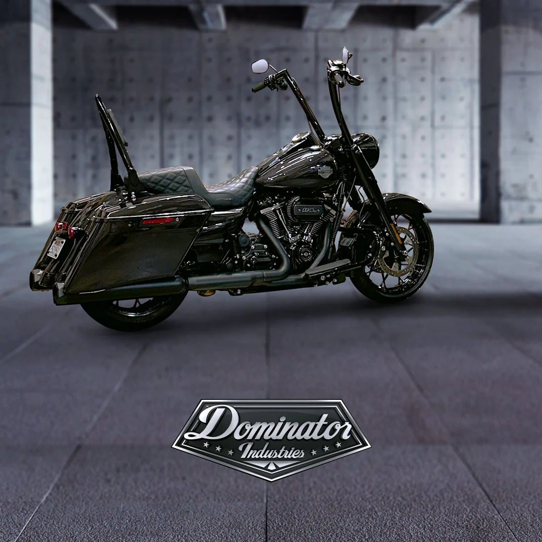 1.5 INCH! BIG DADDY MITER CUT APE COMPLETE ALL IN ONE KIT FOR 2017-2025 ROAD KING SPECIAL (20” Gloss Black) - Image 11