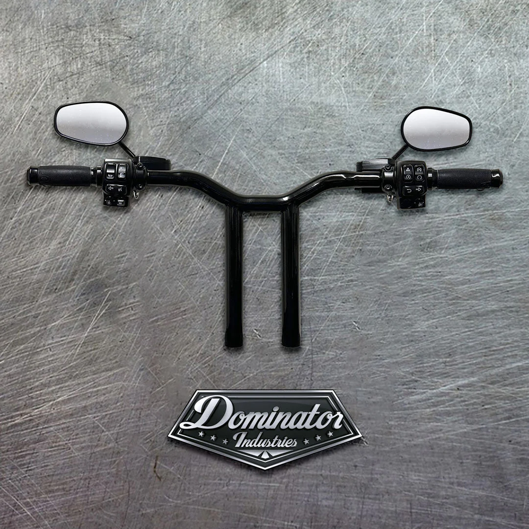 100% Plug In Ready 1.5" Diameter, Big Daddy MX-T Bars for Road King Special 2017-2025 (Gloss Black) - Image 3