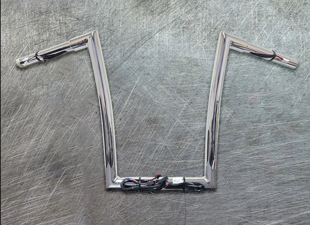 100% Plug In Ready Road Glide Miter Apes Classic Chrome 2016-2023 - Image 2