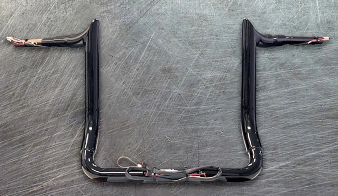 Big Daddy 12" 100% Plug In Ready Meathook Bagger Bars for the  2014-2015 Street Glide (Gloss Black) - Image 2