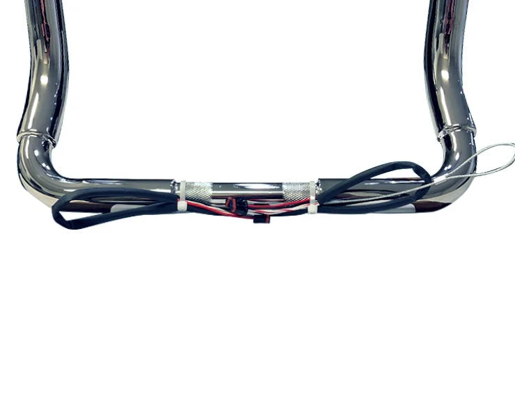 Big Daddy 14" 100% Plug In Ready Meathook Bagger Bars for the  2014-2015 Street Glide (Classic Chrome) - Image 4