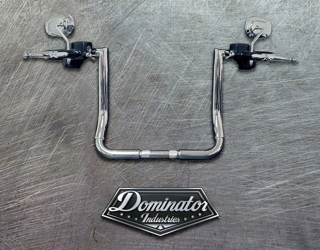 Big Daddy 14" 100% Plug In Ready Miter Bagger Bars for the 2014-2015 Street Glide (Classic Chrome) - Image 2
