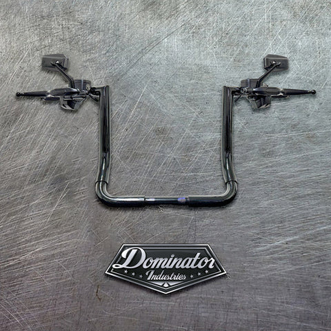 Big Daddy 14" 100% Plug In Ready Miter Bagger Bars for the 2014-2015 Street Glide (Gloss Black) - Image 2