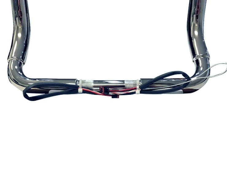 Big Daddy 16" 100% Plug In Ready Meathook Bagger Bars for the  2014-2015 Street Glide (Classic Chrome) - Image 4