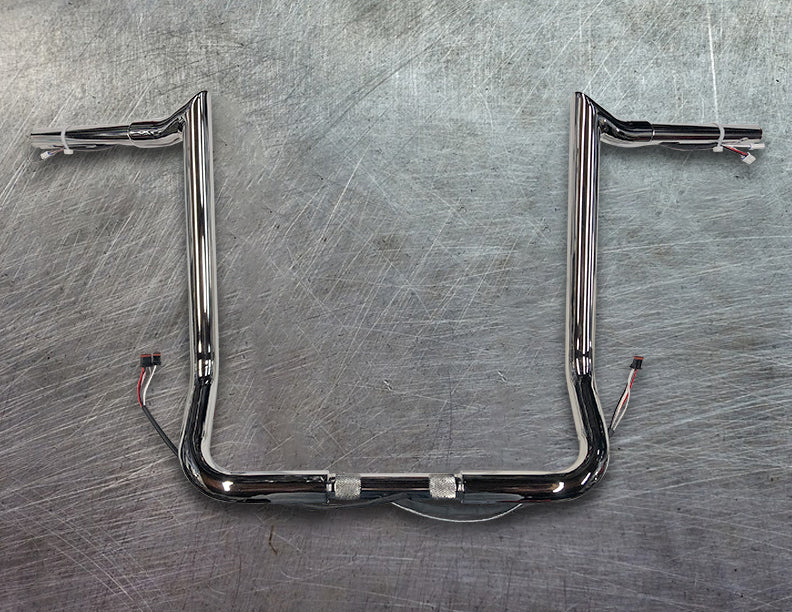 16" 100% Plug In Ready Meathook Apes for the 2014-2015 Street Glide, Special, Ultra Limited, Low (Classic Chrome) - Image 2