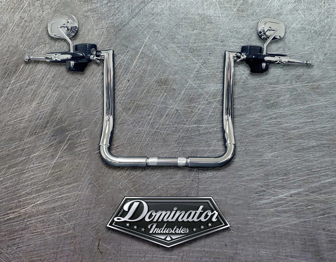 Big Daddy 18" 100% Plug In Ready Miter Bagger Bars for the 2014-2015 Street Glide (Classic Chrome) - Image 2
