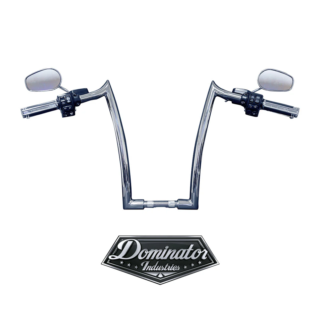 18" BIG DADDY 1 ½" MEATHOOK APES FOR  ROAD KING STANDARD (Classic Chrome) - Image 4
