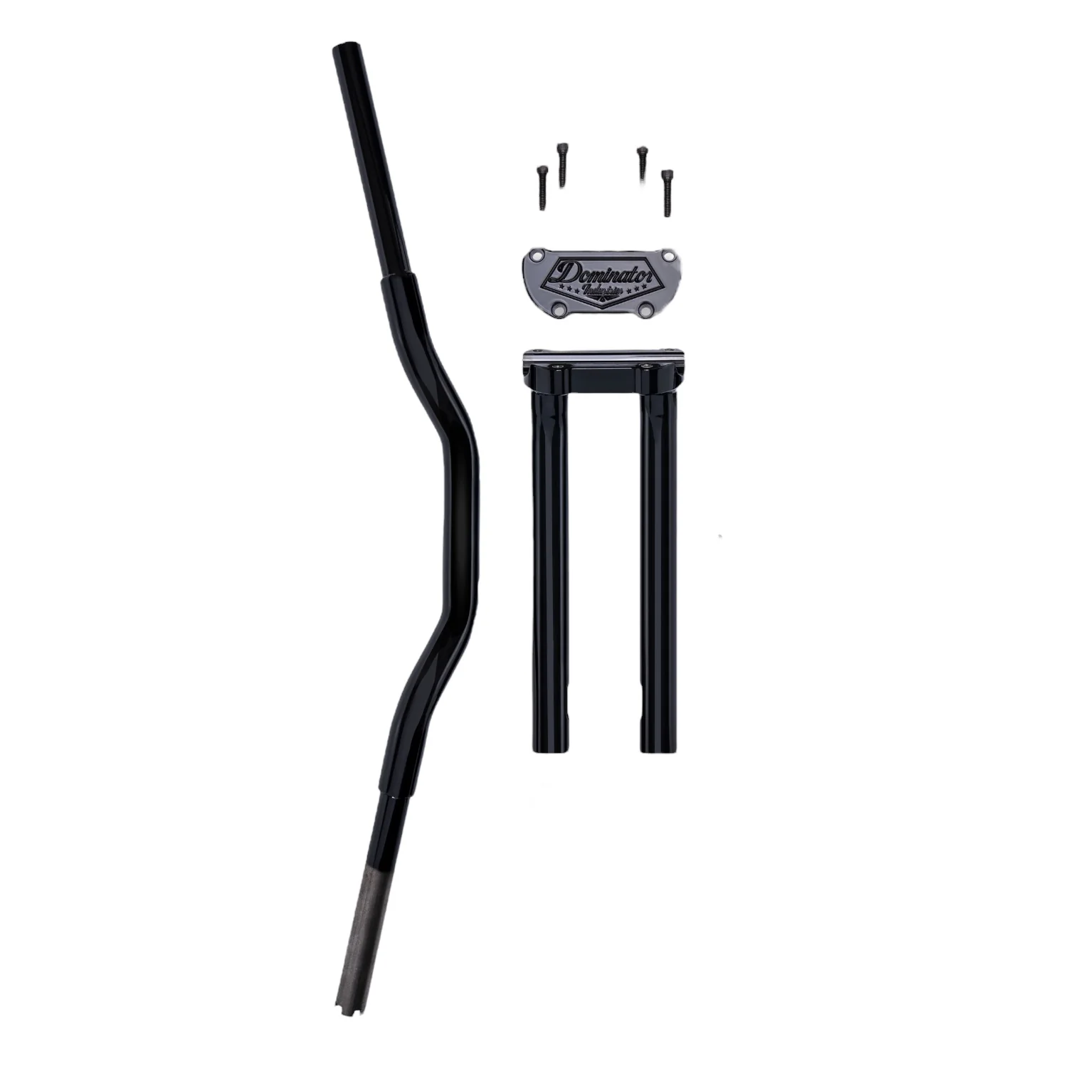 Pullback Riser & 1 1/4" Low Bend Moto Bar Combination for 2023 CVO & 2024-2026 Road Glide Models (Gloss Black) - Image 20