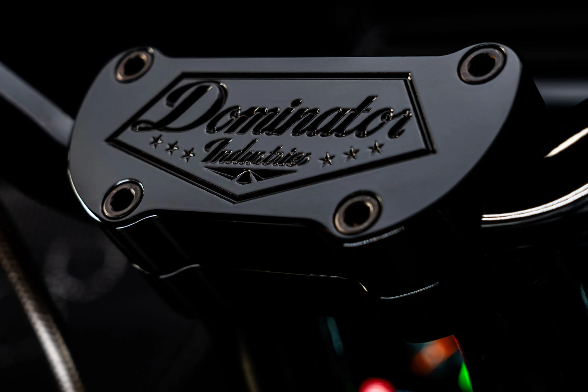 Pre-Wired Big Daddy 1 1/2" Pullback Riser & Low Bend Moto Bar Combination for 2017-2025 Road King Special (Gloss Black) - Image 4