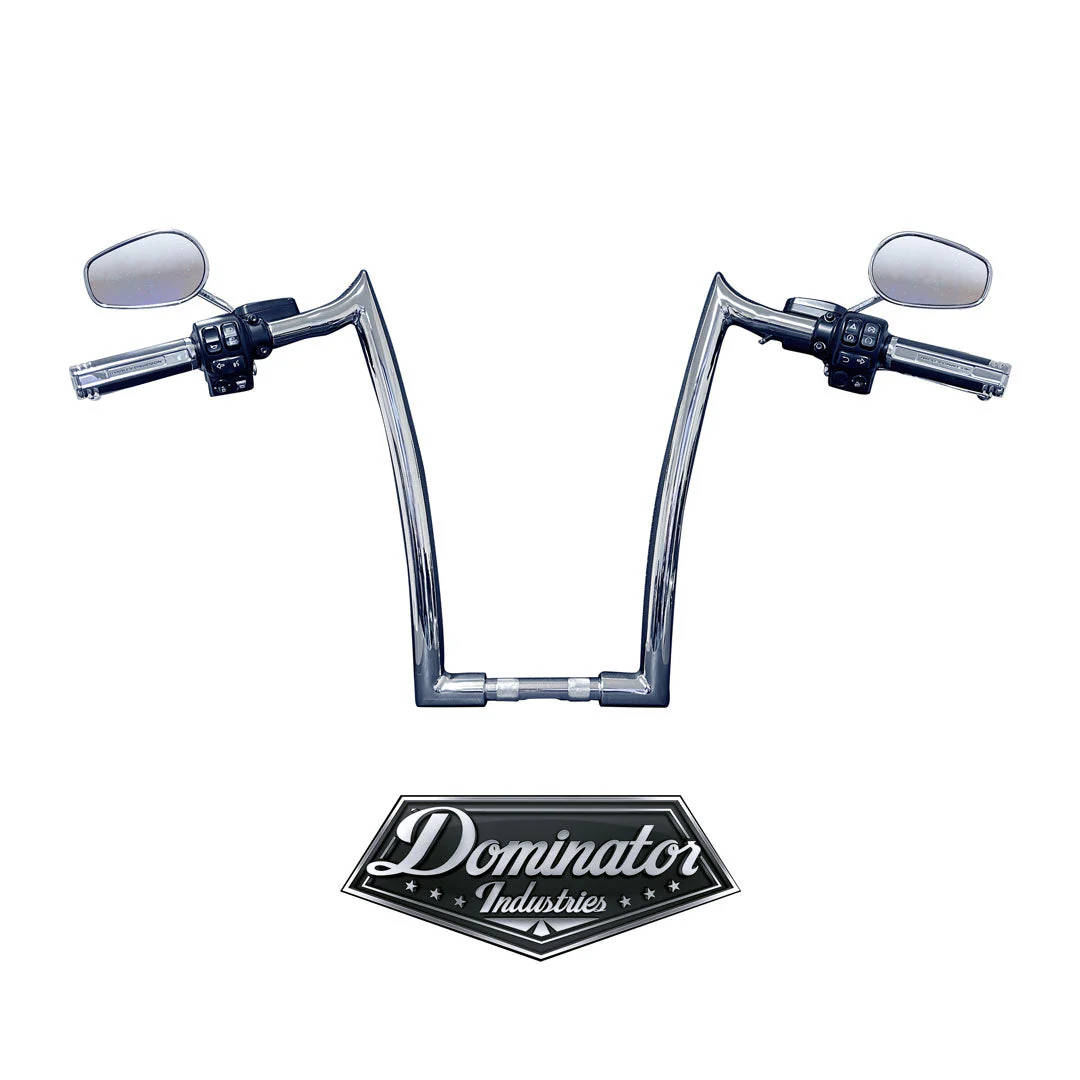 20" BIG DADDY 1 ½" MEATHOOK APES FOR  ROAD KING STANDARD (Classic Chrome) - Image 4
