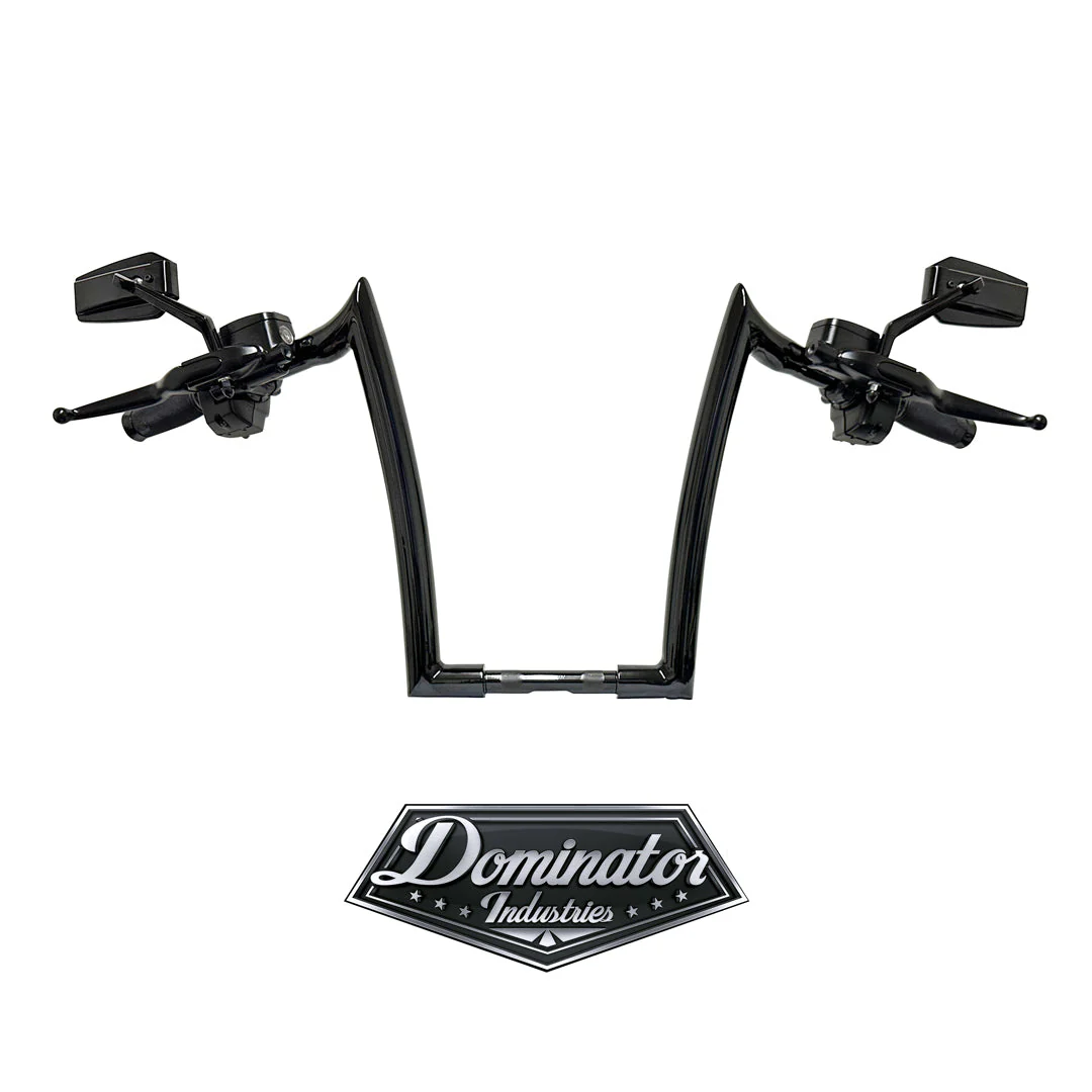 20" BIG DADDY 1 ½" MEATHOOK APES FOR  ROAD KING STANDARD (Gloss Black) - Image 3
