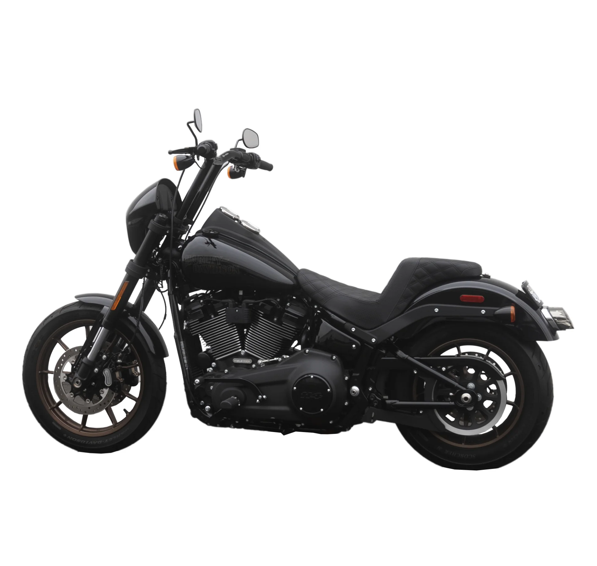 2020-2021 Low Rider S Complete All In One Evil-T Bar Kit (Gloss Black) - Image 15