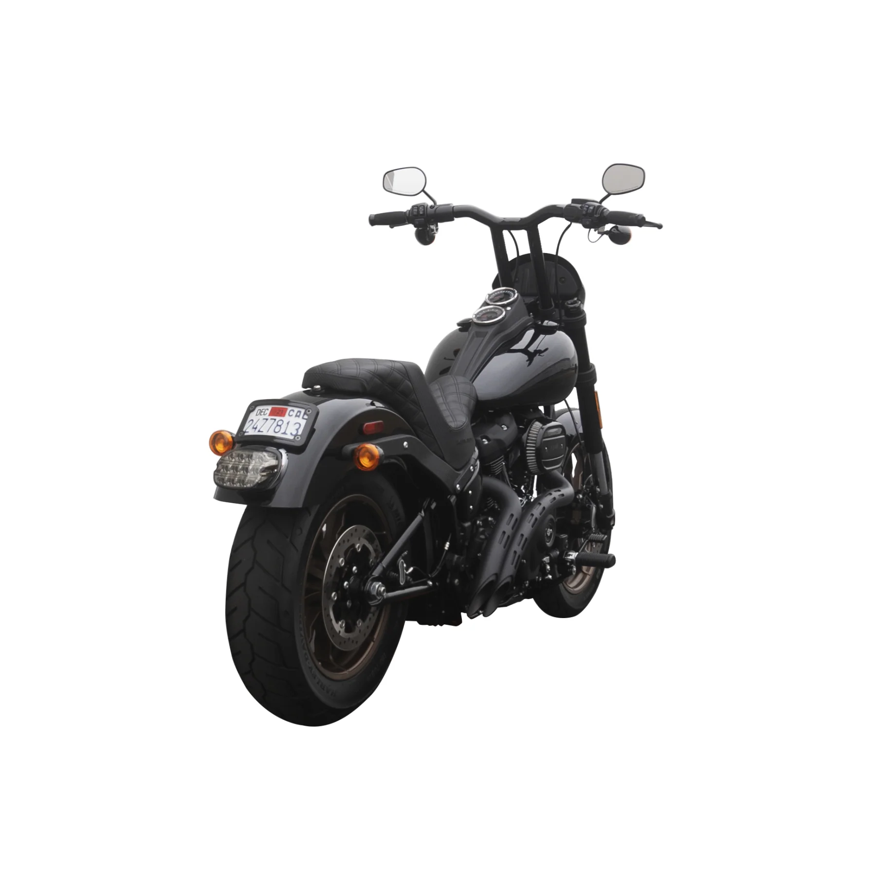 2020-2021 Low Rider S Complete All In One Evil-T Bar Kit (Gloss Black) - Image 4