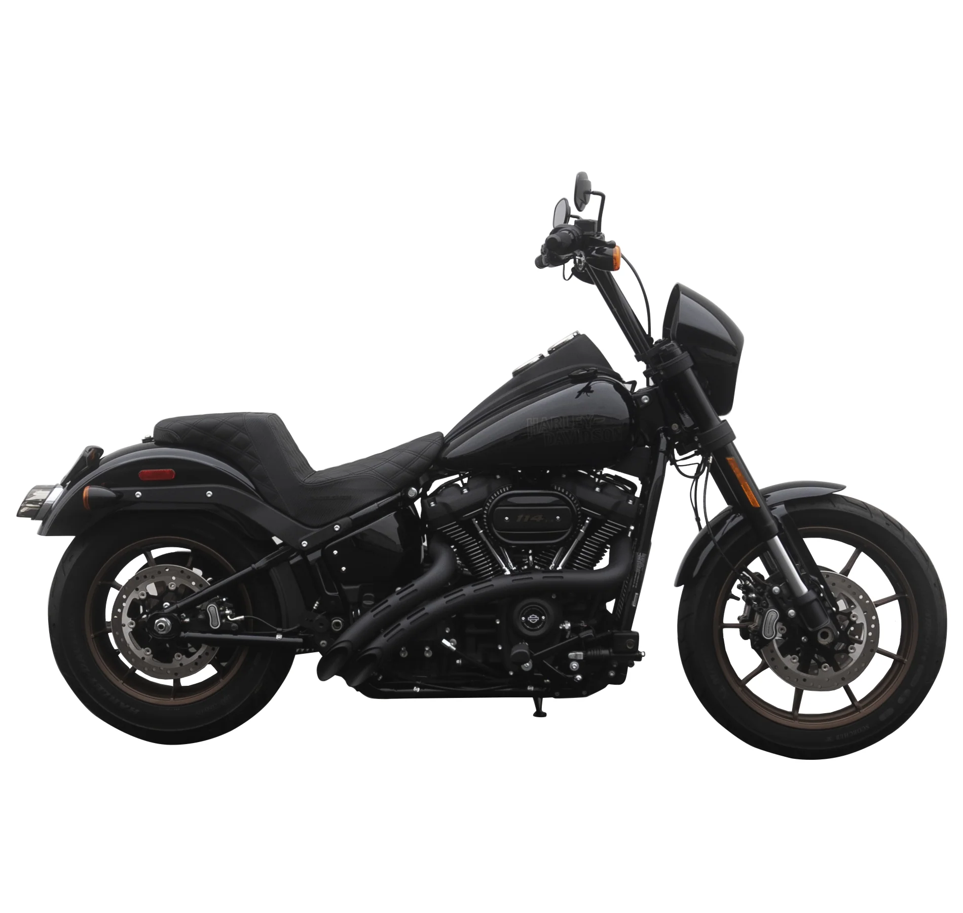 2020-2021 Low Rider S Complete All In One MX-T Bar Kit (Gloss Black) - Image 10
