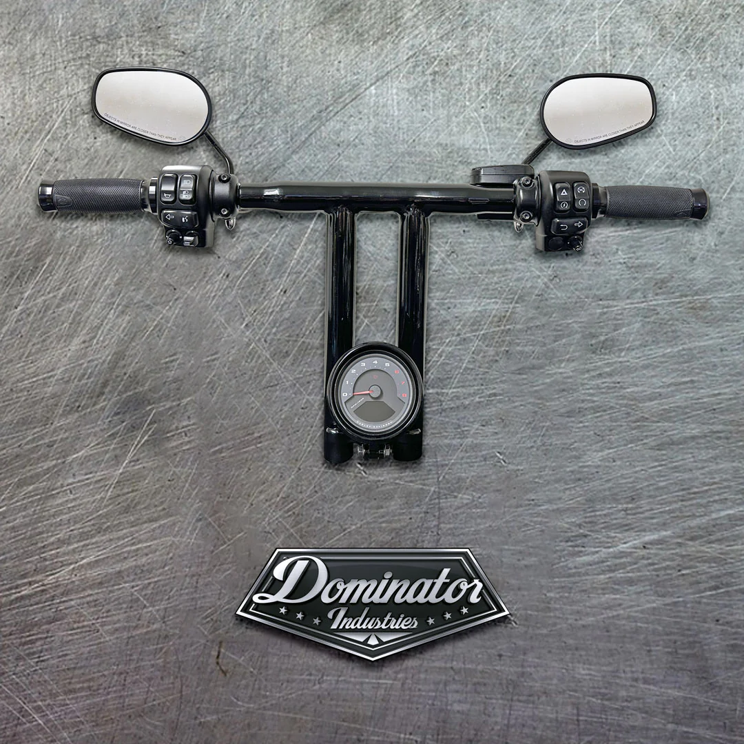 2022-2024 Low Rider S All In One Club Style T Bar Kit with Round Gauge Relocation Mount - Image 9