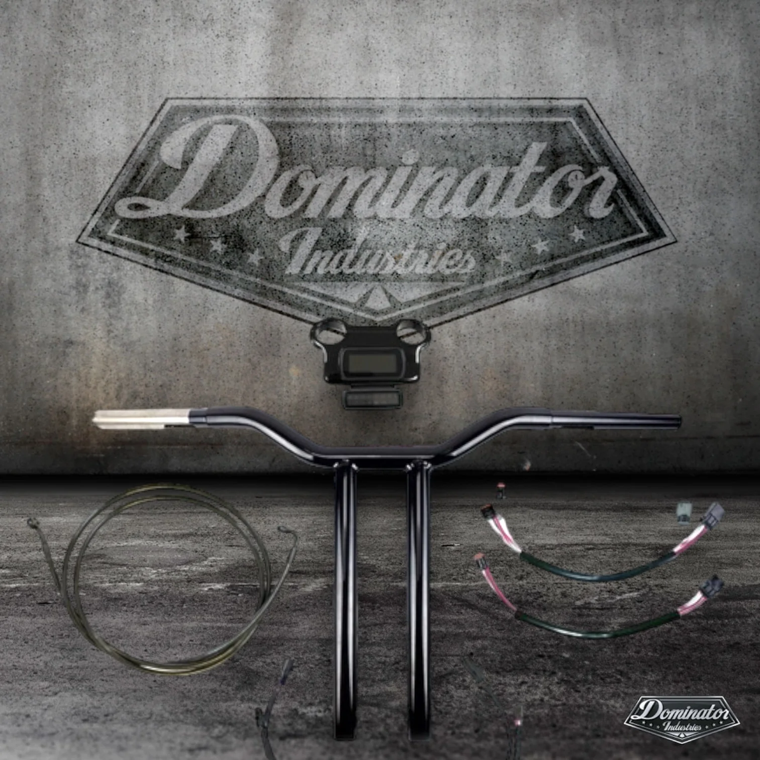 2022-2024 Low Rider ST Complete All In One MX-T Bar Kit - Gloss Black (Includes Digital Gauge Relocation Mount) - Image 3