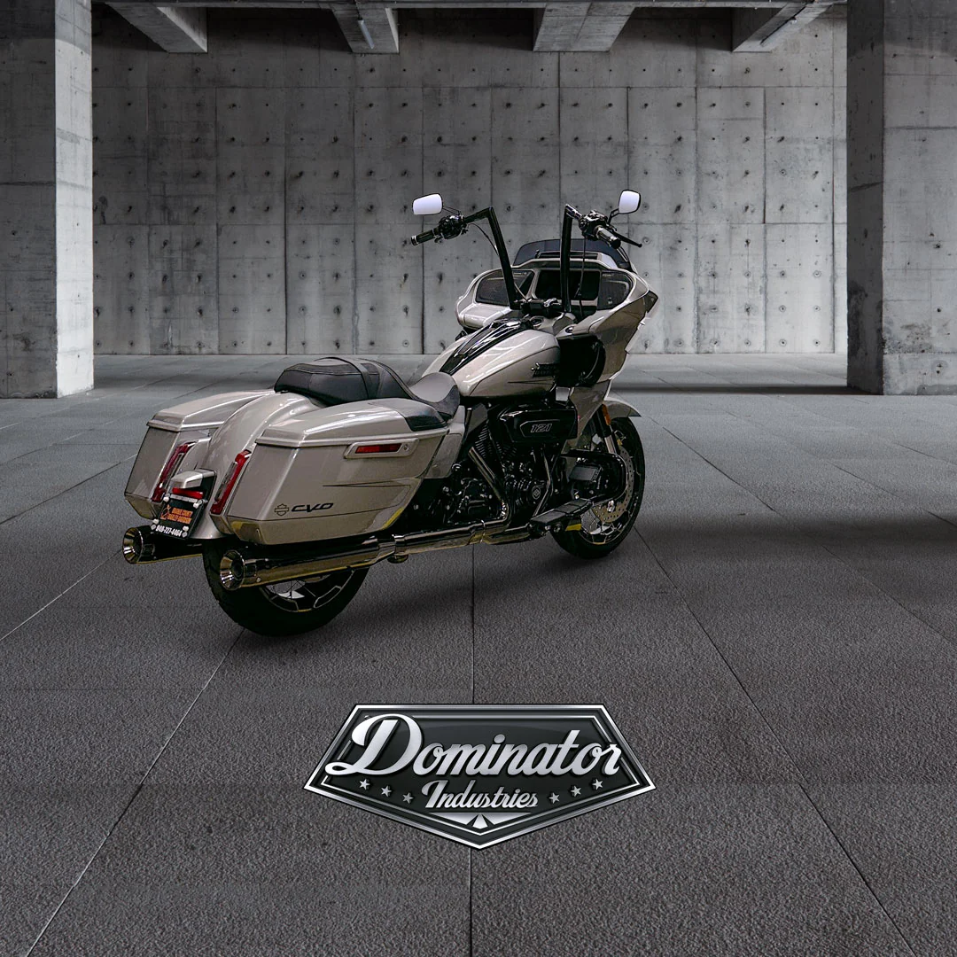 2023-2025 ROAD GLIDE CVO ONLY BIG DADDY 1.5 MITER CUT APES (Gloss Black) - Image 15