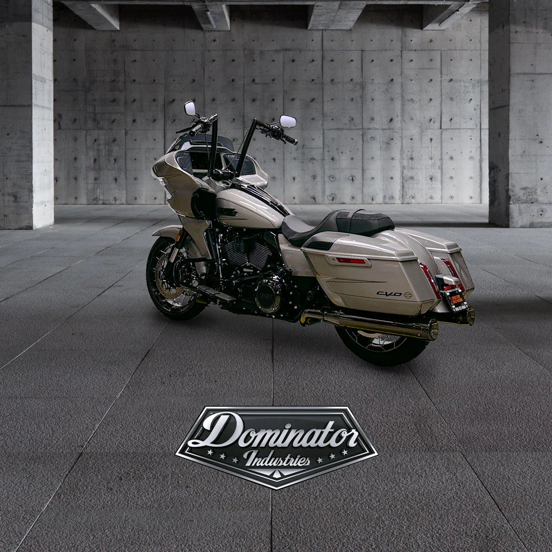2023-2025 ROAD GLIDE CVO ONLY BIG DADDY 1.5 MITER CUT APES (Gloss Black) - Image 25