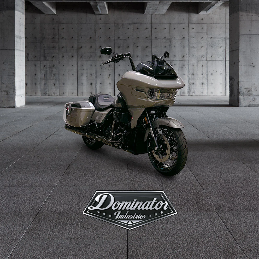 2023-2025 ROAD GLIDE CVO ONLY BIG DADDY 1.5 MITER CUT APES (Gloss Black) - Image 4