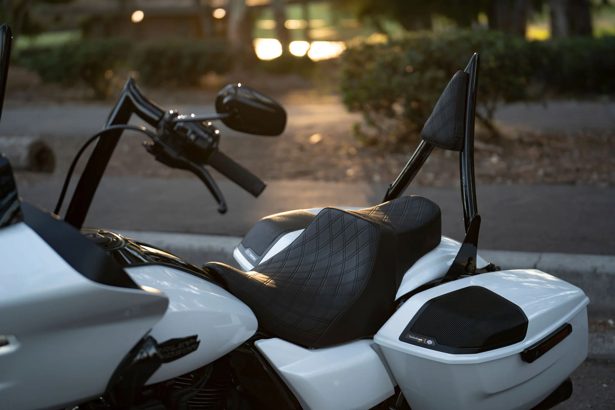 2024-2026 Touring Stealth-Grip™ Premium 2-Up Double Diamond Saddles Hand Made In The U.S.A. - Image 4
