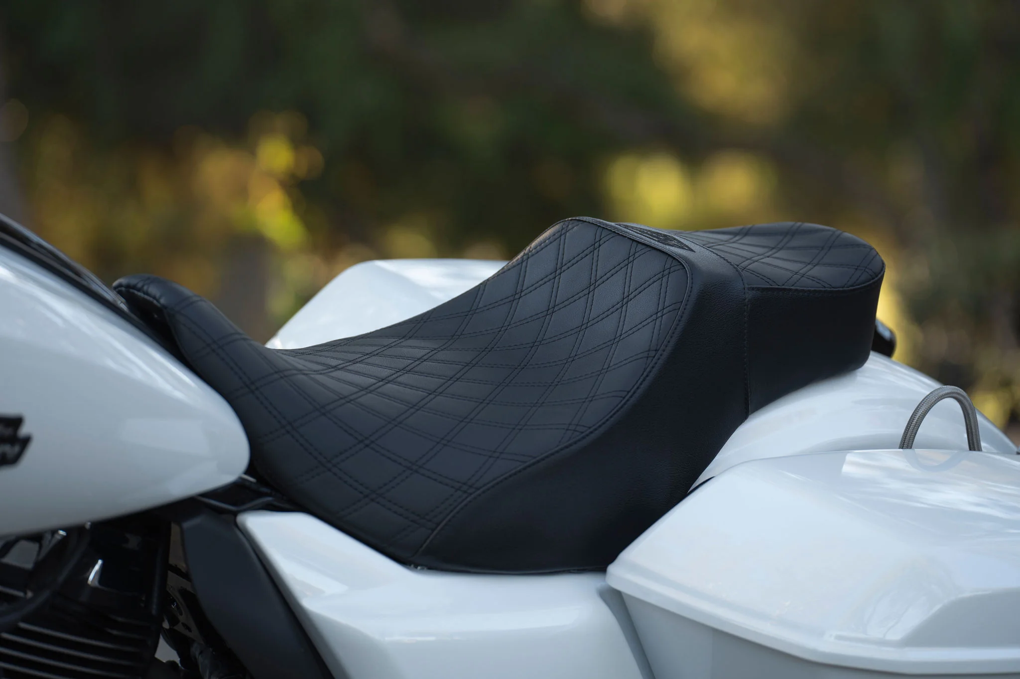 2024-2026 Touring Stealth-Grip™ Premium 2-Up Double Diamond Saddles Hand Made In The U.S.A. - Image 5