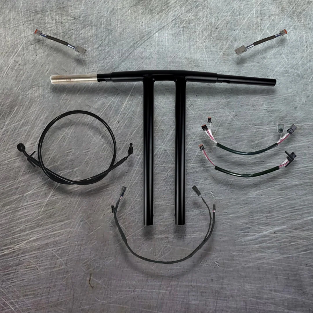2022-2024 Low Rider S Big Daddy Club Style T Bar All In One Kit with Round Gauge Relocation Mount - Image 4