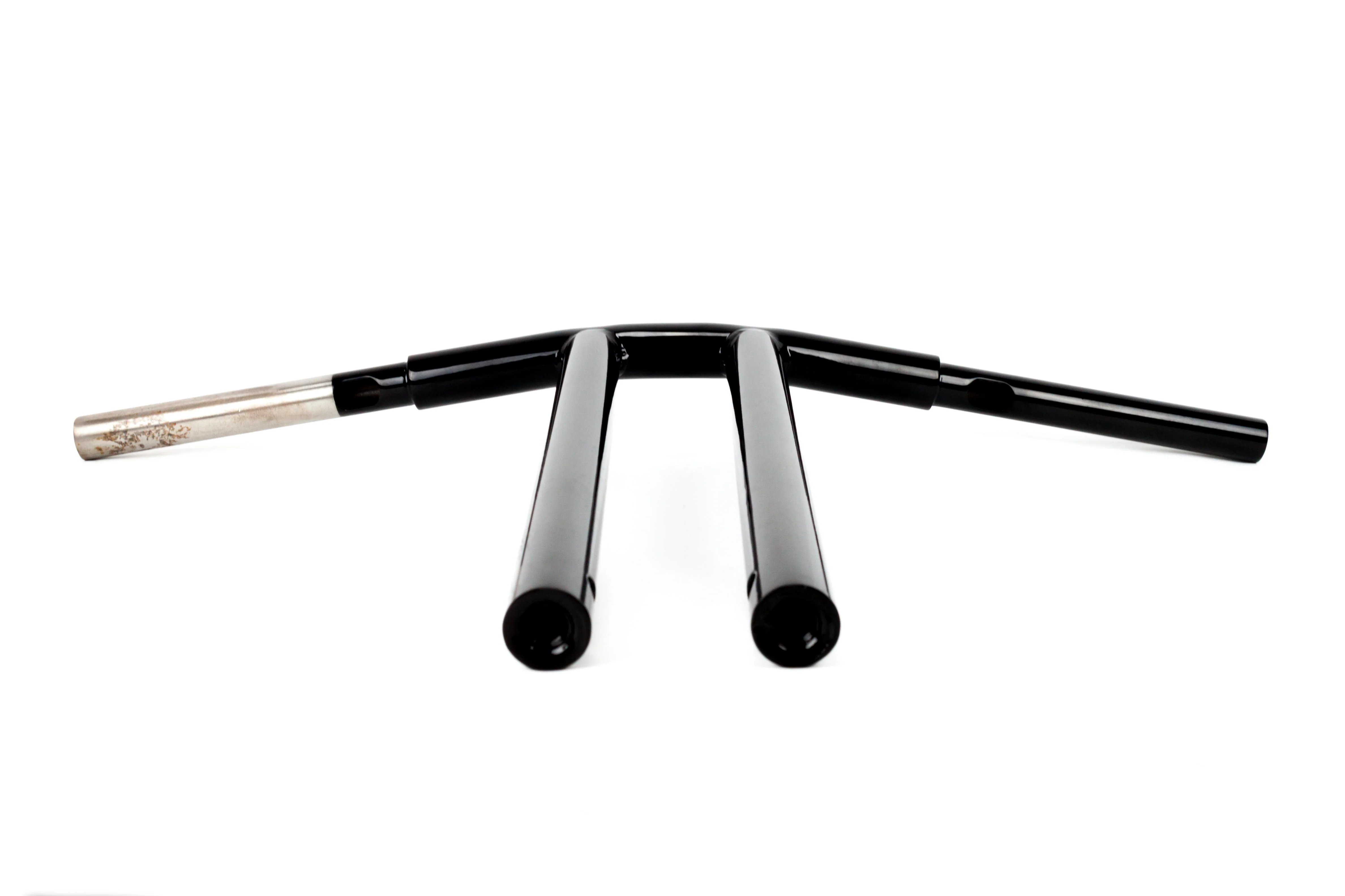 Club Style T-Bar, 1 1/4 Diameter, 16 Inch Rise, (Gloss Black) - Image 3