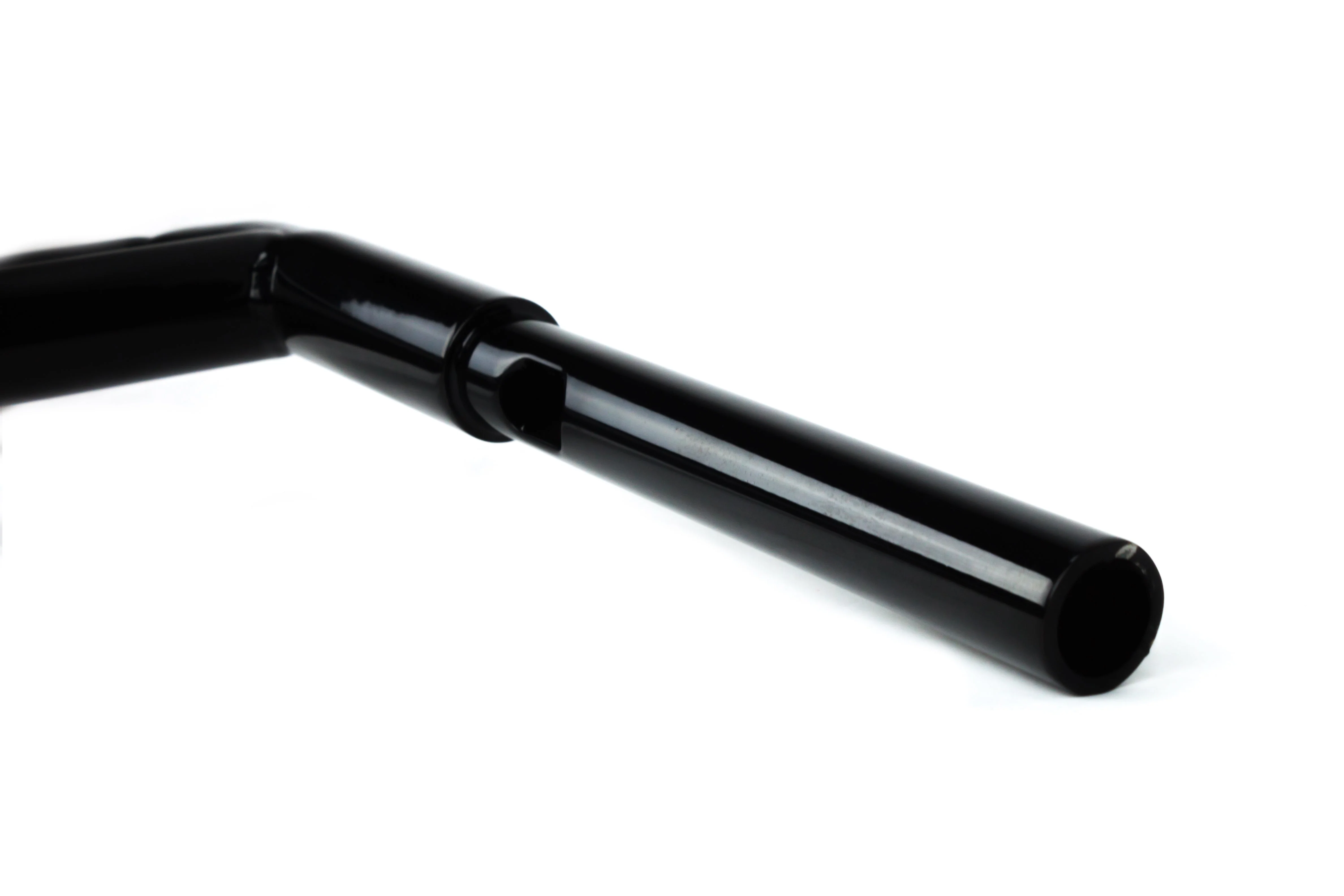 Club Style T-Bar, 1 1/4 Diameter, 16 Inch Rise, (Gloss Black) - Image 5