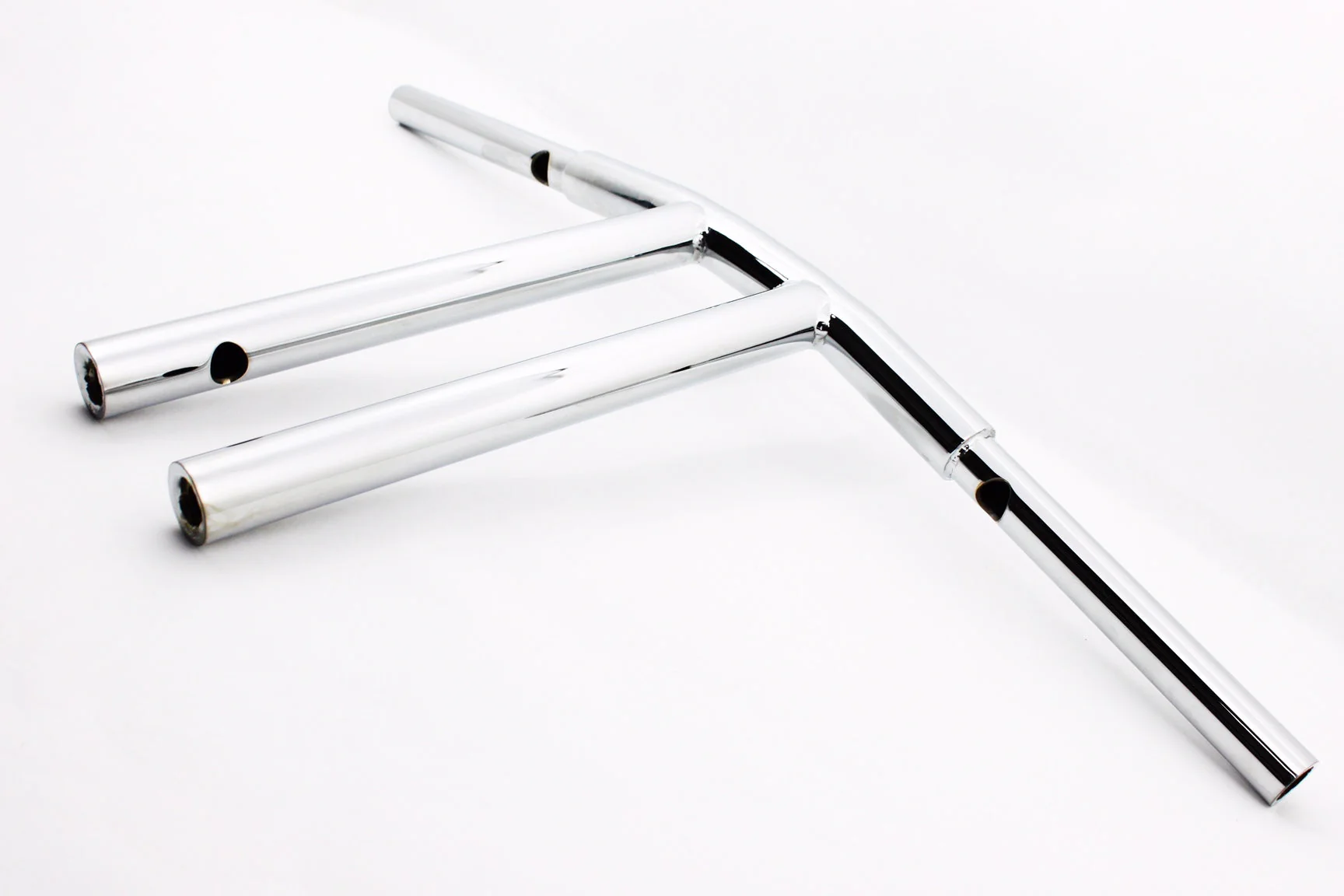 Club Style T-Bar, 1 1/4 Inch Diameter, 10 Inch Rise, Classic Chrome - Image 3