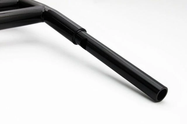 Club Style T-Bar, 1 1/4 Diameter, 10-16 Inch Rise, (Gloss Black) - Image 4