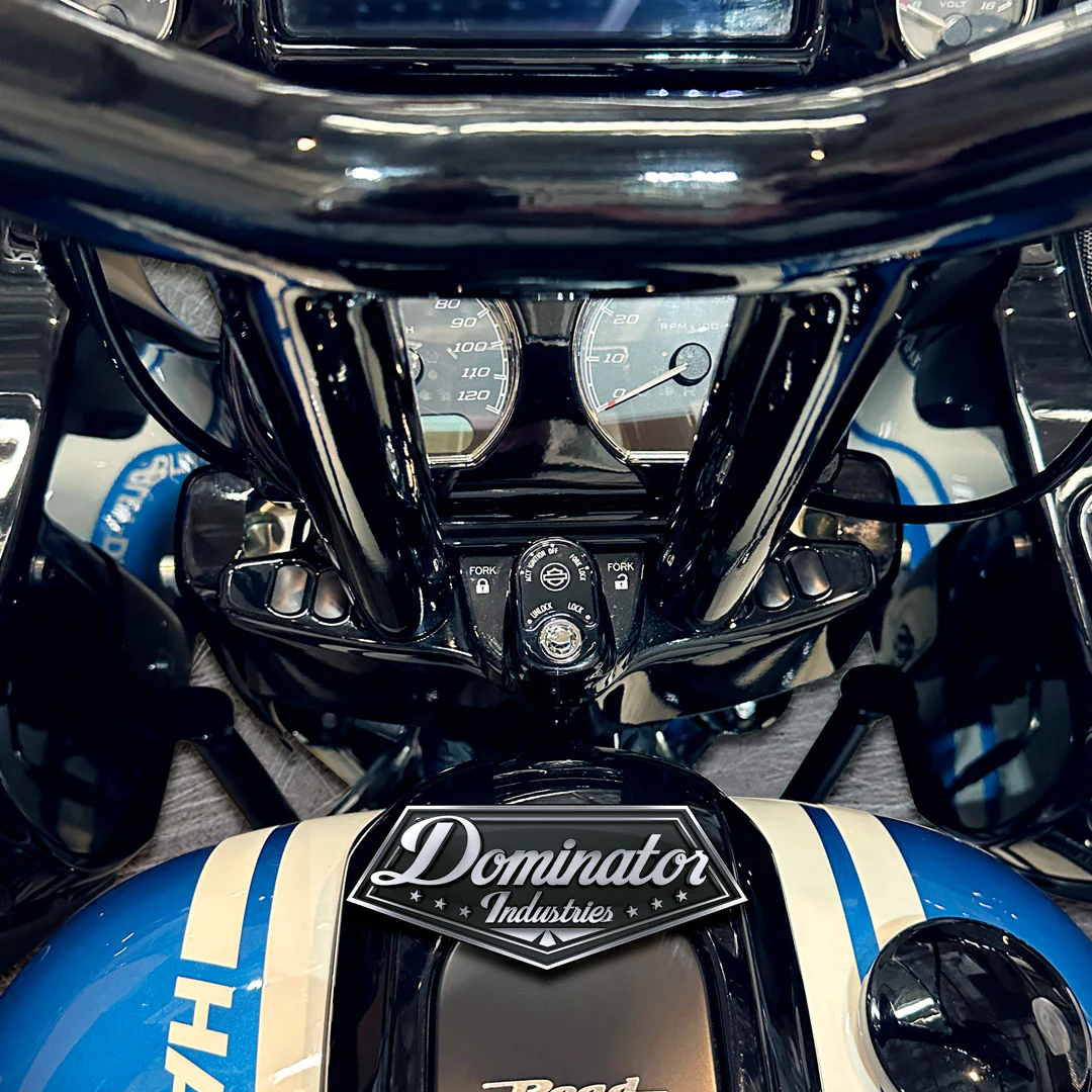 Complete All In One 16" Big Daddy MX T Bar Kit for 2015-2023 Road Glide (Gloss Black) - Image 3