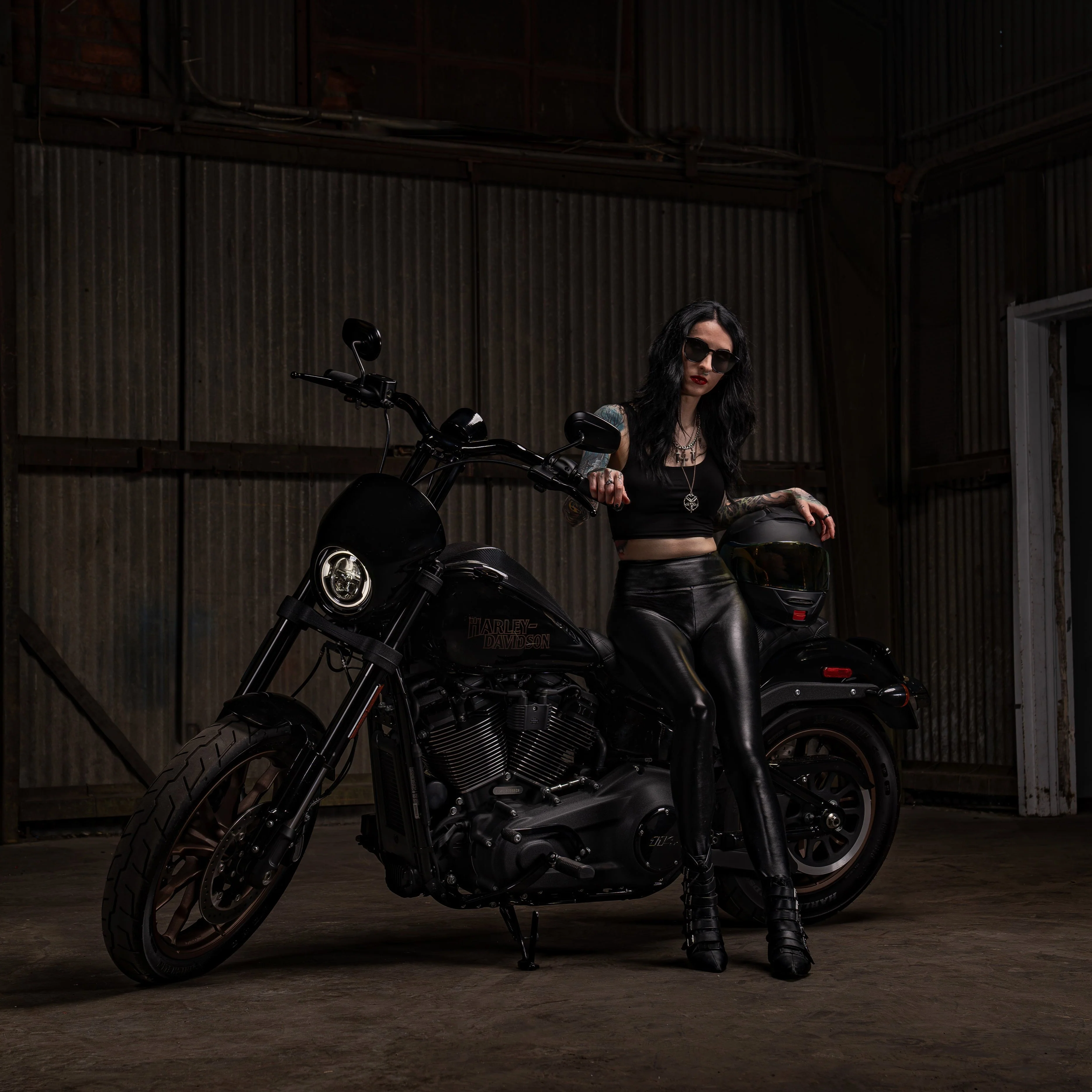 Pre-Wired 1.5" Big Daddy MX-T Bars for 2022-2024 Low Rider S with Round Relocation Mount - Image 3