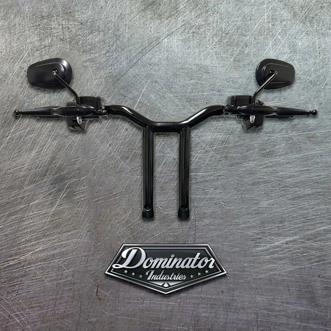 Pre-Wired 1.5" Diameter, Big Daddy MX T Bars for Road Glide 2015-2023 (Gloss Black) - Image 4