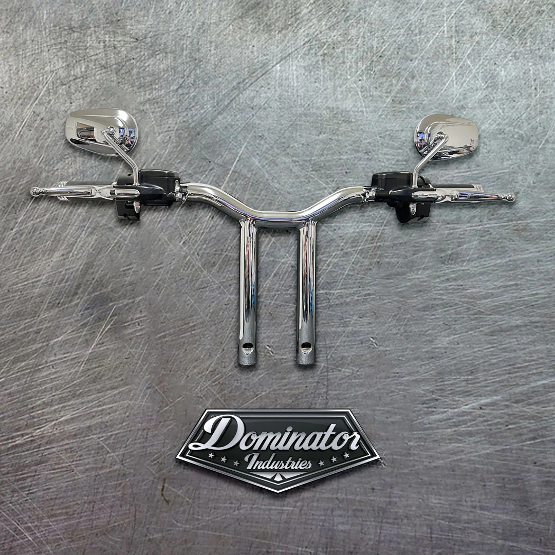 Pre-Wired 1.5" Diameter, Big Daddy MX-T Bars for Road Glide 2015-2023 (Classic Chrome) - Image 4