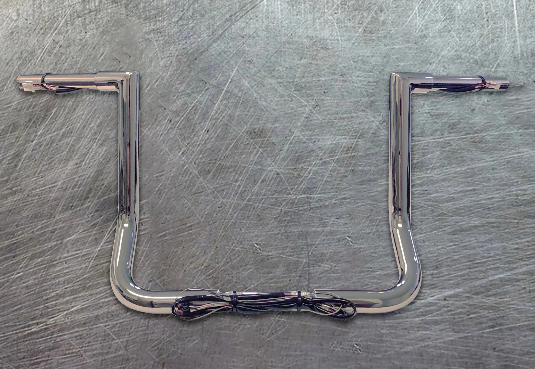 14" 100% Plug In Ready Miter Apes for the 2014-2015 Street Glide, Special, Ultra Limited, Low (Classic Chrome) - Image 2