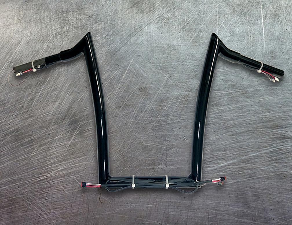 100% Plug In Ready 14" Road Glide Meathook Apes Gloss Black (2015 Road Glide Only) - Image 5