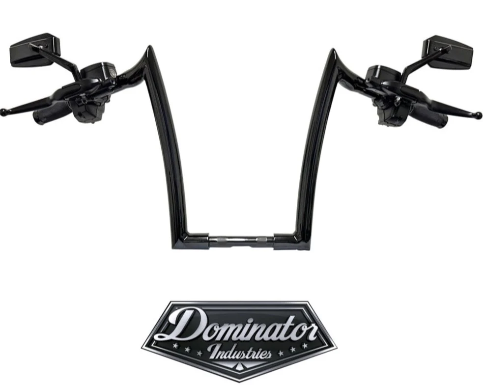 BIG DADDY 1 ½" MEATHOOK APES FOR  Dyna and Softail (Gloss Black) - Image 4