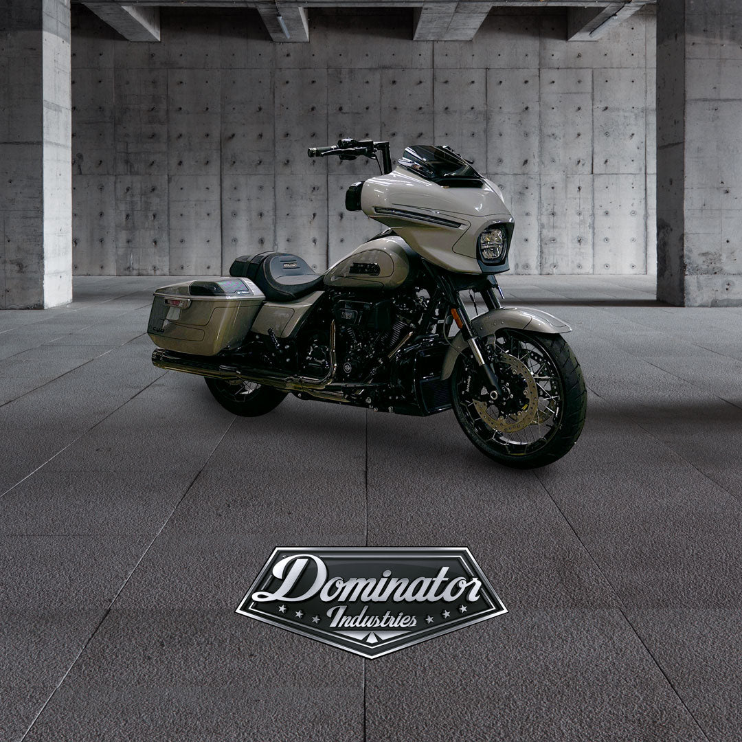 2023 1/2 - 2025 STREET GLIDE CVO ONLY BIG DADDY 1 ½" MITER APES (Classic Chrome) - Image 4