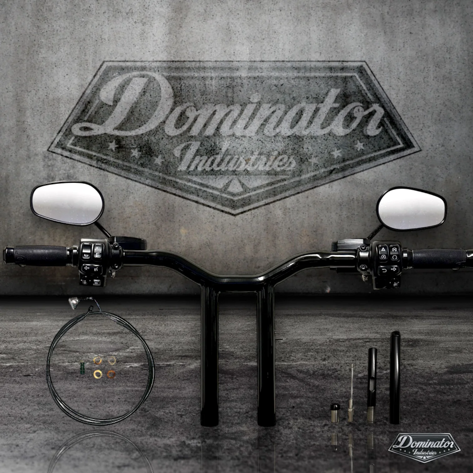 2024-2026 Road Glide Only BIG DADDY 1 ½" MX T Bars (Black & Classic Chrome) - Image 4