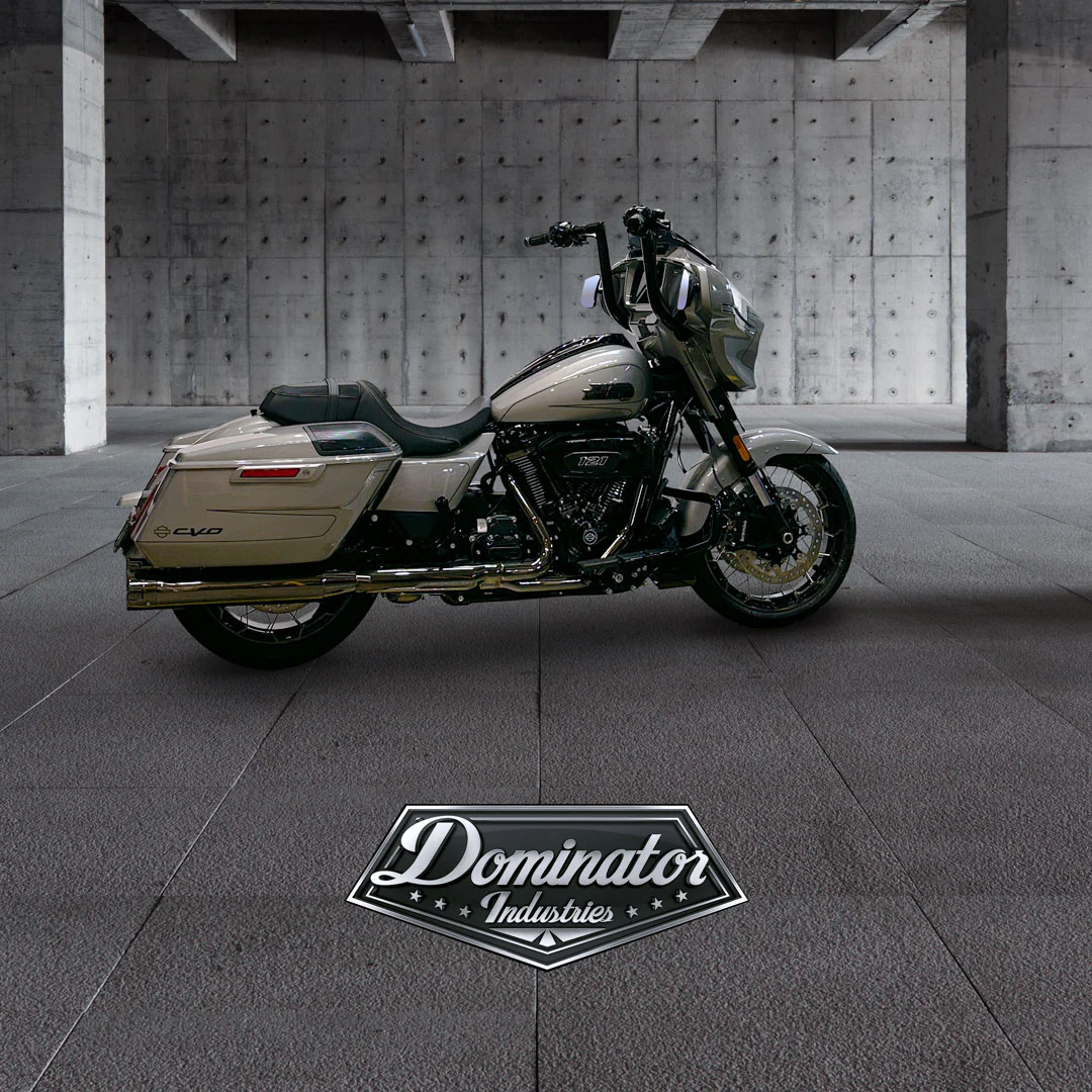2023 1/2 - 2025 STREET GLIDE CVO ONLY BIG DADDY 1 .5 MITER CUT APES (GLOSS BLACK) - Image 9