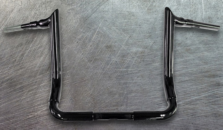 Big Daddy 1 ½ Tri Glide Meathook Bagger Bars (Gloss Black) Sizes 10" - 20" - Image 3