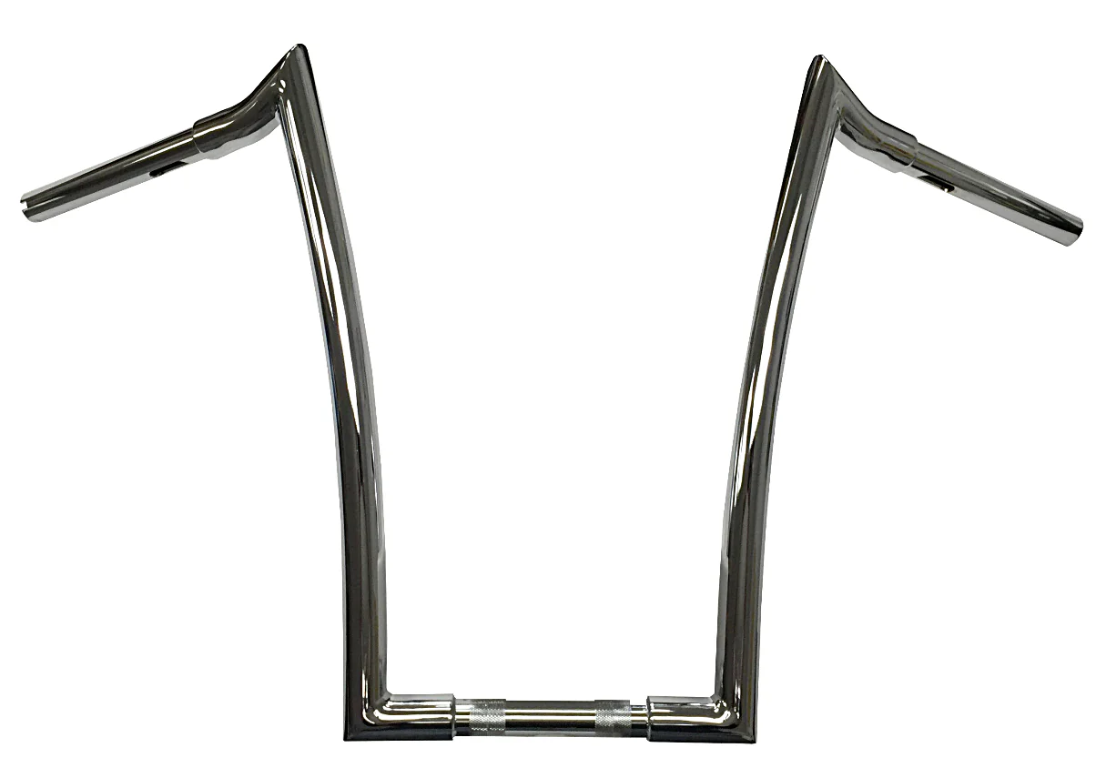 Meathook Ape Hanger Handlebar, 1 1/4 Inch Diameter, 18 Inch Rise, Classic Chrome - Image 5