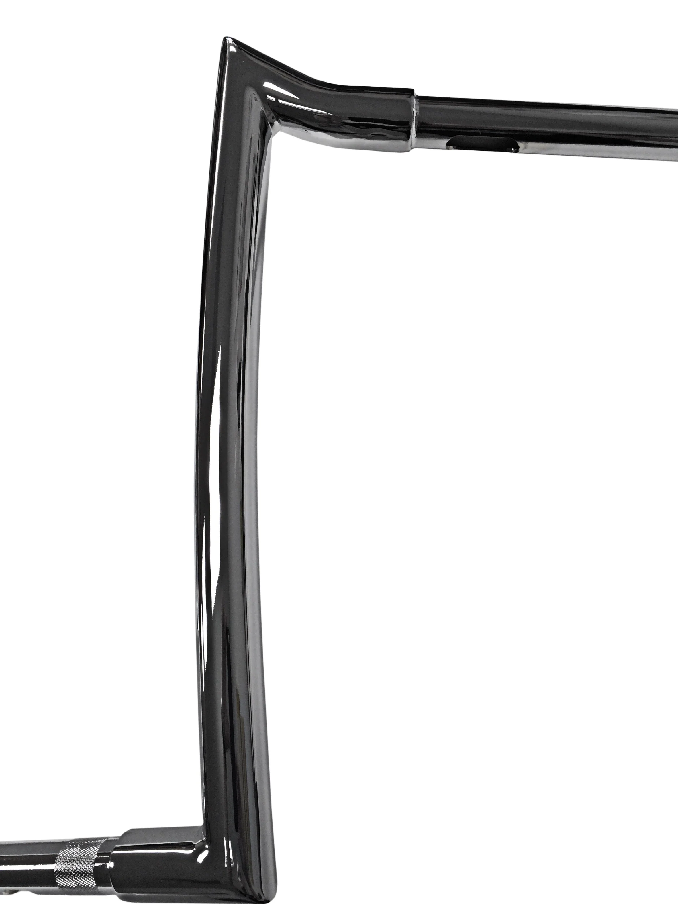 Meathook Ape Hanger Handlebar, 1 1/4 Inch Diameter, 20 Inch Rise, Classic Chrome - Image 3