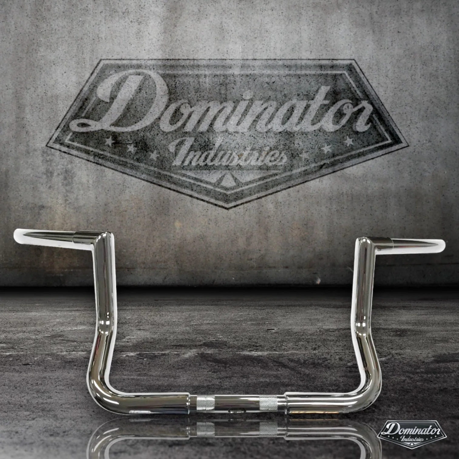 Miter Cut Tri Glide Apes, 1 1/4 Inch Diameter  (Classic Chrome) Sizes 10" - 16" - Image 2